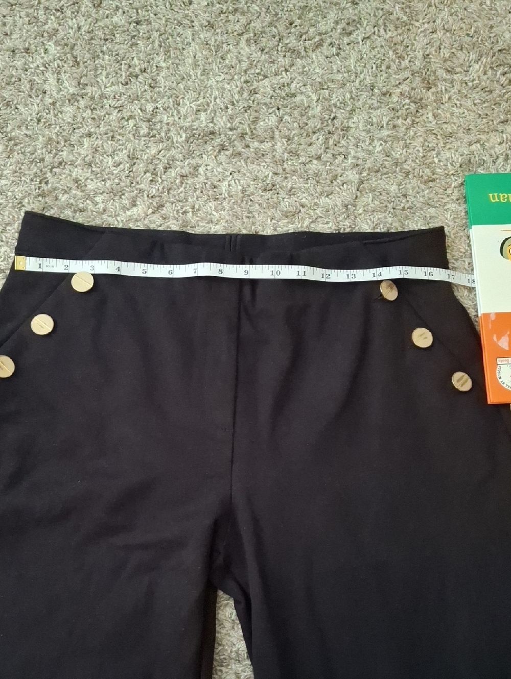 Spanx Button Pull On Wide Leg Pants - Picture 8 of 11